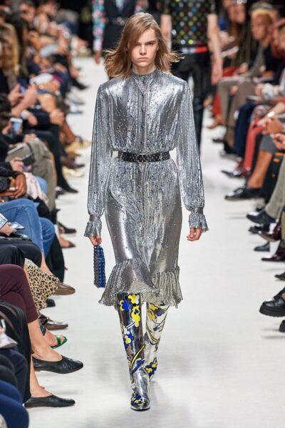 metallic clothing: 2020 fashion