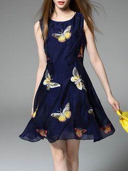butterfly print skirts