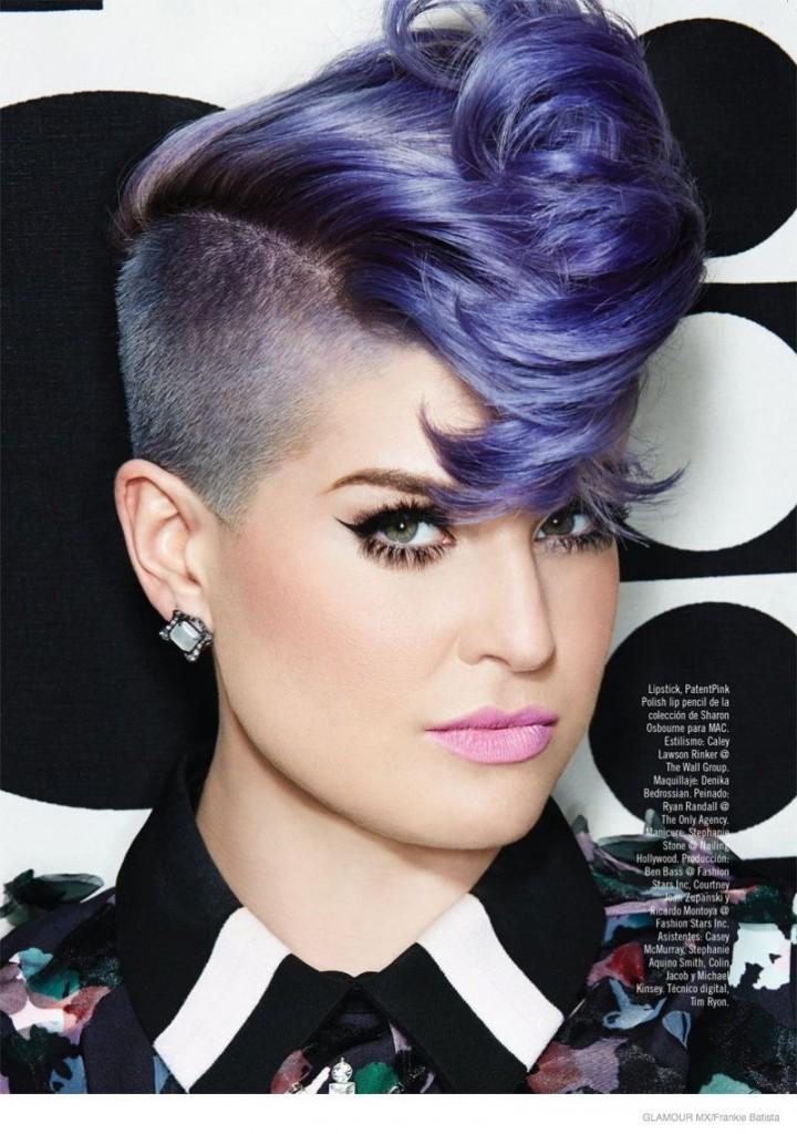 Kelly Osbourne lavender hair