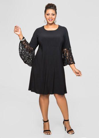 A-line style dresses for chubby women