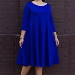 A-line style dresses for chubby women