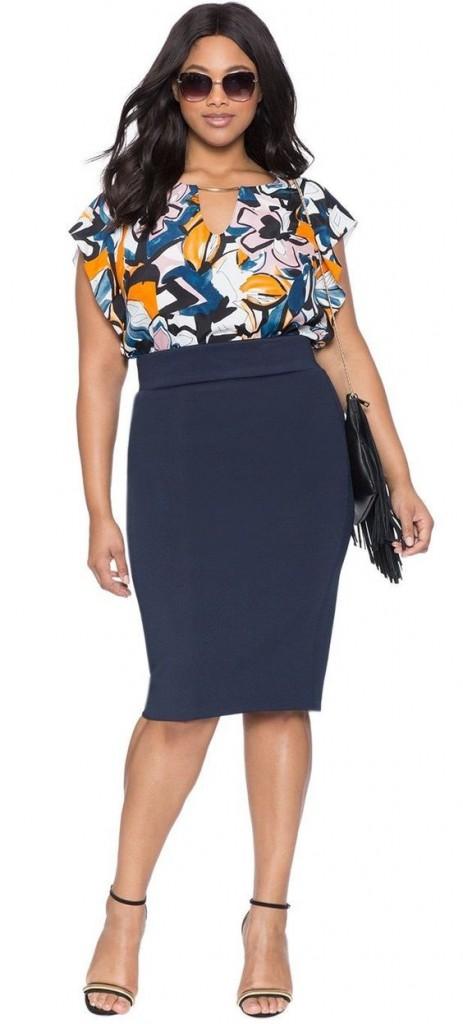 Pencil Skirt for Plus Sized Women: How to Choose and What to Wear it With?