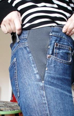 Jeans that hide the belly