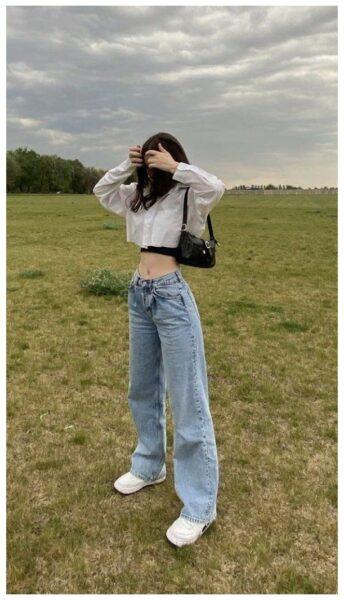 baggy women's jeans