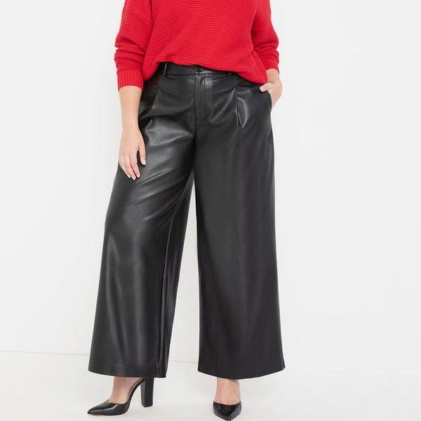 What shoes to wear with wide-leg plus-size pants