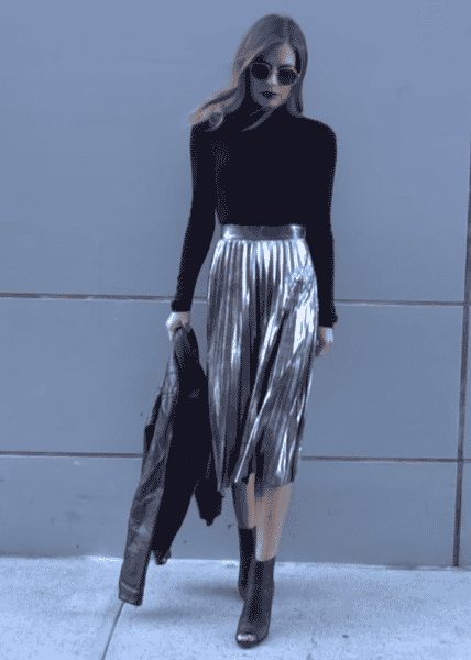 pleated skirts 2022 fashion