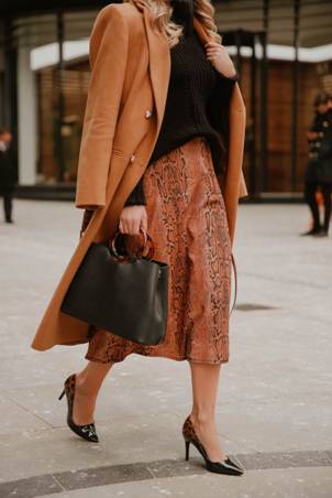 midi skirt winter outfits
