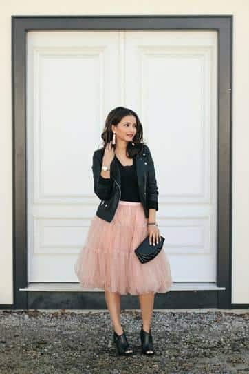 skirt outfits for winter