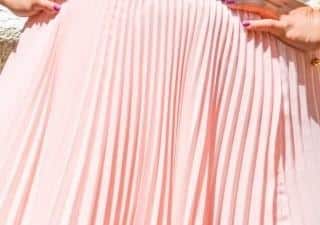 pleated skirt for plus size