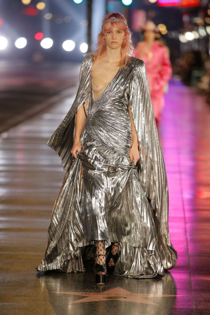 metallic clothes fashion 2022