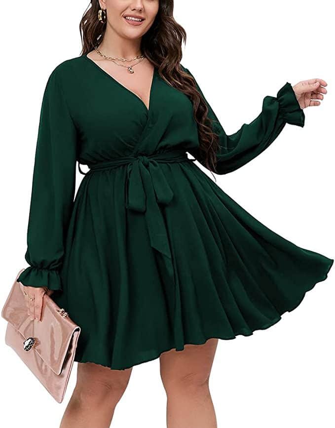 best formal dresses for big bust and tummy